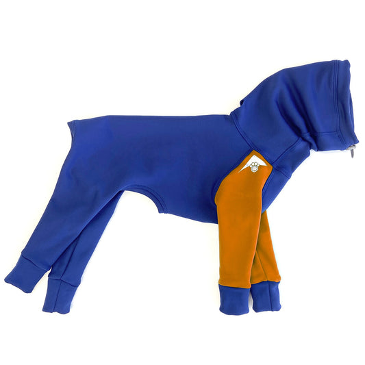 Z'Hoodie Active - Bleu royal et orange