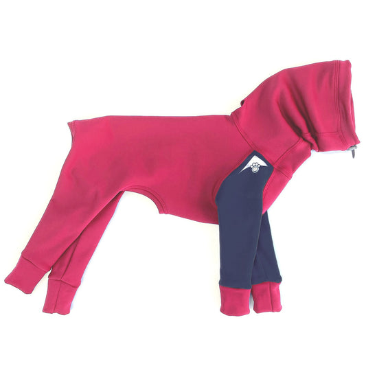 Z'Hoodie Active - Rose et bleu acier