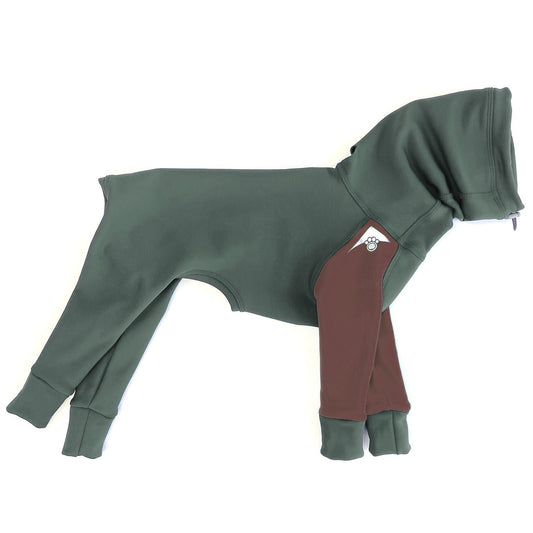 Z'Hoodie Active - Slate Green and Sumac